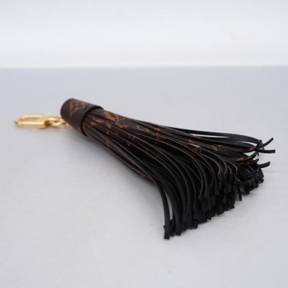 Louis Vuitton Keychain Monogram Bag Charm Tassel MP1768 Brown Men's Women's - Picture 2 of 4